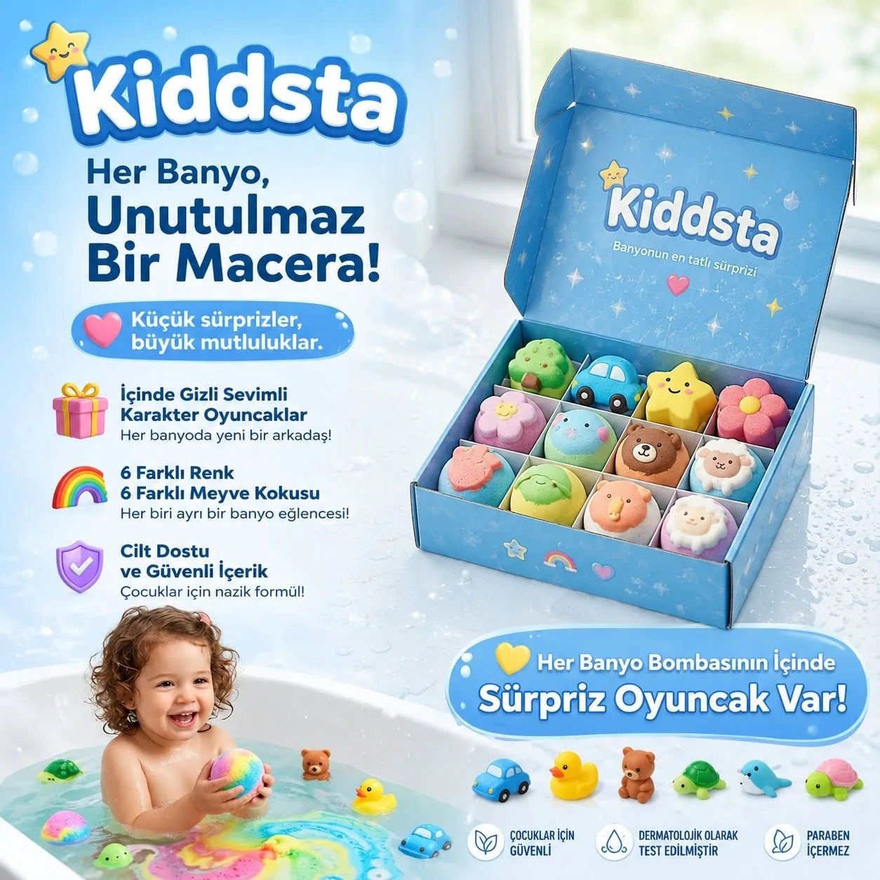 Sürpriz Oyuncaklı Banyo Bombası